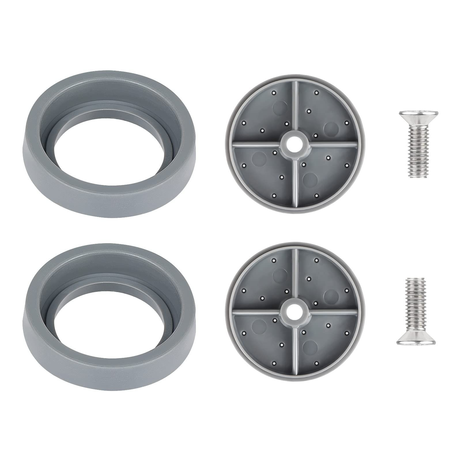 KANONEY 2 Pack Pre-Rinse Spray Valve Repair Kit for Most Commercial Sink Gray 