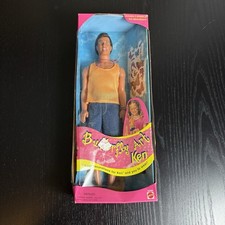 Vintage BUTTERFLY ART KEN Barbie Doll Mattel 1998 NEW in Damaged Box
