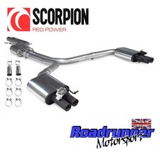 Scorpion Audi RS6 RS7 C7 Edelstahl Auspuff nur Halbanlage - Resonanz SAU087