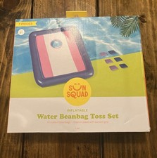 Sun Squad Inflatable Water Beanbag Toss Set Multicolor 7 Pieces Ages 5 