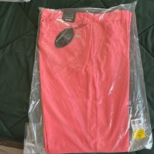 Greg Norman Performance Stretch Shorts Salmon, Size 34