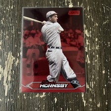 Rogers Hornsby 2024 Topps Stadium Club Red Foil Parallel #242 Cardinals HOF