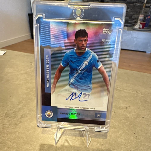 Topps Matheus Nunes Manchester City Team Set 2025/26 BA-MN Auto /99