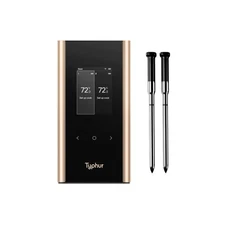 Typhur Sync Gold Wireless WiFi Meat Thermometer, 2 Slim Probes, 6 Sensors, 10...