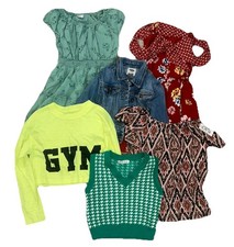 Girl s Lot Size 6x-7/8 Dress Jacket Shirts Vest 6 Piece Lot Spring Summer