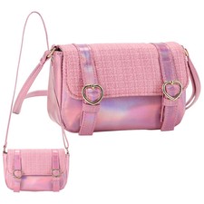 Mini Girls Purse, Kids Crossbody Bag, Toddler Shoulder Handbag, Pink