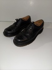 Dr. Martens Black Wingtip Brogue US 12/UK 11- Made in England