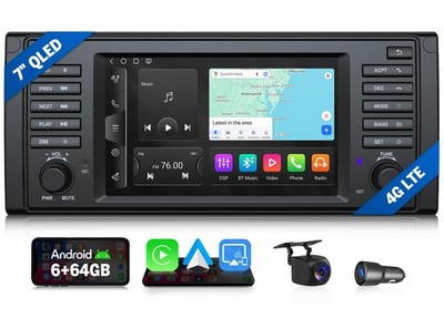 Eonon E39X6S2 8Core 7'' Android 13 Car Play Stereo Radio GPS Navi DSP For BMW E39