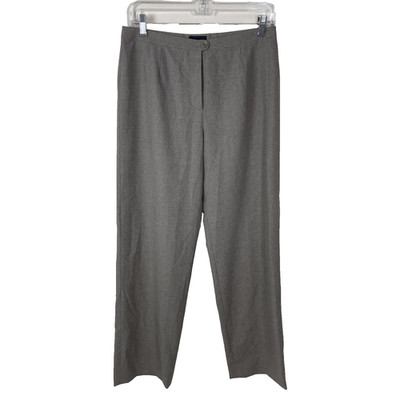 Georgio Armani Women s Stretch Wool Trouser Size 4 Greige