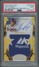 2023 Five Star Austin Riley Jumbo Prime Brand Patch Auto #1/1 PSA 9 (MINT)