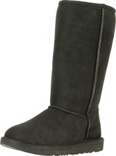 UGG Unisex-Child Classic Tall Ii Boot, Black, 04
