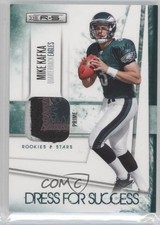 2010 Panini Rookies & Stars Dress for Success Jerseys Prime 50/50 Mike Kafka 0f8