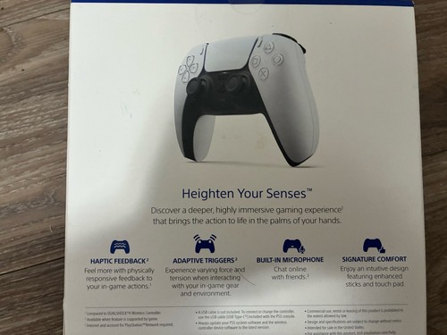 Sony PlayStation 5 Controller - White (CFI-ZCT1W) - Picture 1 of 2