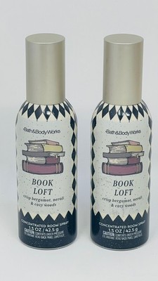2 Bath & Body Works Book Loft Room Spray 1.5 fl oz New