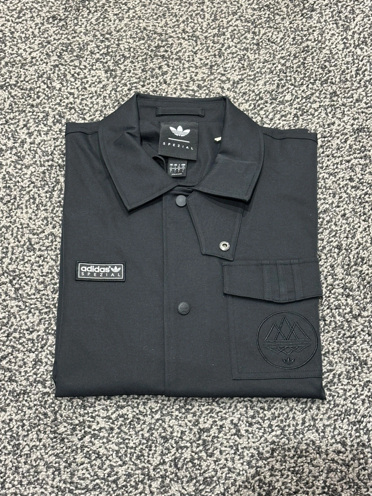 Adidas SPZL Wingrove Jacket Black - Large - In Hand ✅ Fast Ship 📦