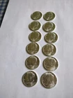 12 1964 John F. Kennedy Half Dollars