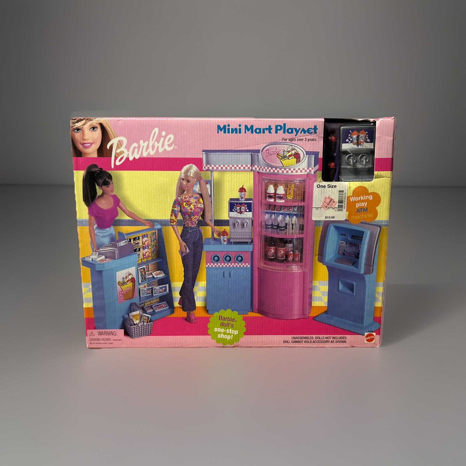 NEW! 2002 BARBIE MINI MART PLAYSET!-image