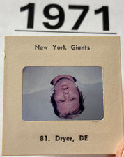FRED DRYER 1971 NFL Transparency TV/MEDIA SLIDE NEW YORK GIANTS 2nd year