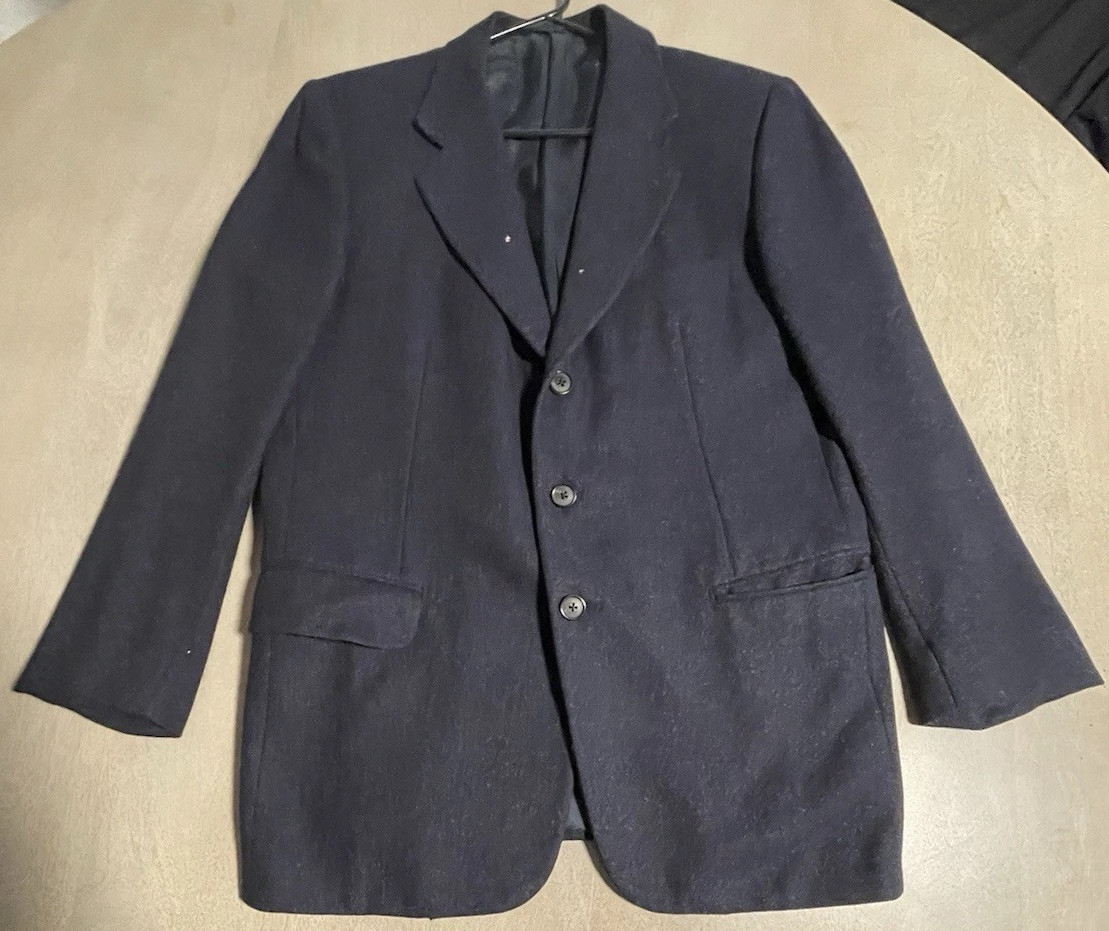 Hermès, 100% Cashmere Vintage Hermes Sports coat Made In Italy
