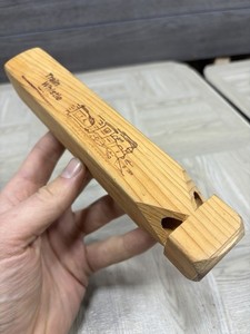 Vintage Alaska Railroad wooden Train Whistle USA Made