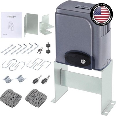 Powerful 280W Electric Sliding Gate Opener - 110V Automatic with Safety Features