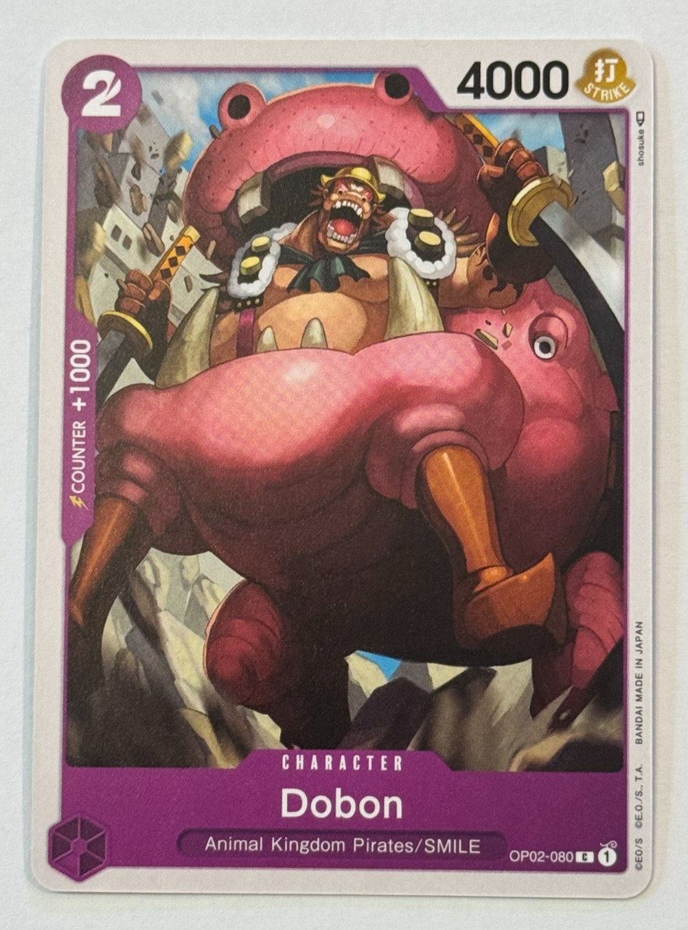 One Piece Paramount War (OP-02) Dobon OP02-080 - Common