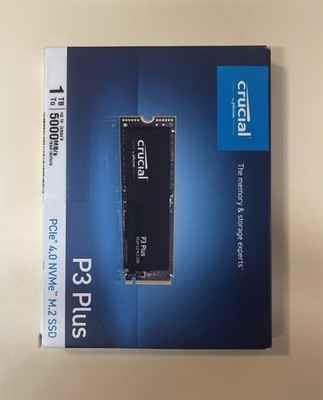 Crucial P3 Plus 1TB PCIe 4.0 NVMe M.2 2280 SSD 5000MB/s Read Speed