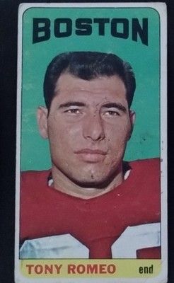 1965 Topps Tony Romeo #18 (RC) SP Boston Patriots TALL BOY