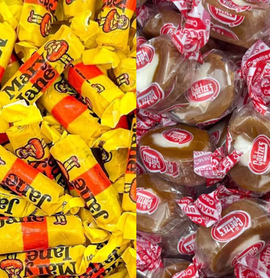 Goetze Caramel Creams & Mary Jane Candy Bulk Mix | 1 LB - 2 LB | Free Shipping!