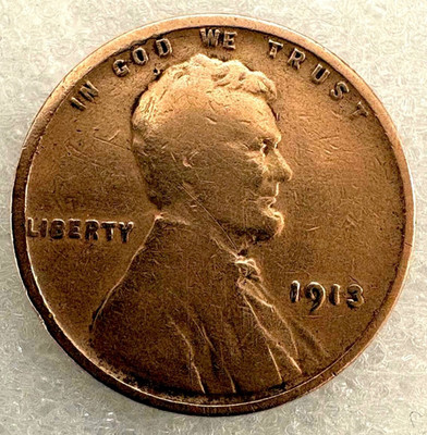 1913 P Lincoln Cent Wheat Penny w/mint Errors