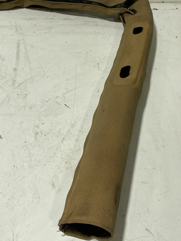 Juego completo de cubiertas de barra antivuelco Jeep TJ Wrangler 97-02 TAN 5 PIEZAS OEM CC TJ17 Foto 3 de 4