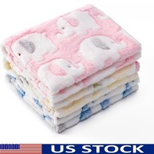 Soft Flannel Pet Blanket Cozy Dog Cat Cover Machine Washable Lightweight New