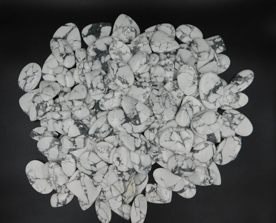 Howlite Natural Stone Handmade Stone Loose Gemstone Howlite Wholesale Lot 71906 - Image 3 of 4