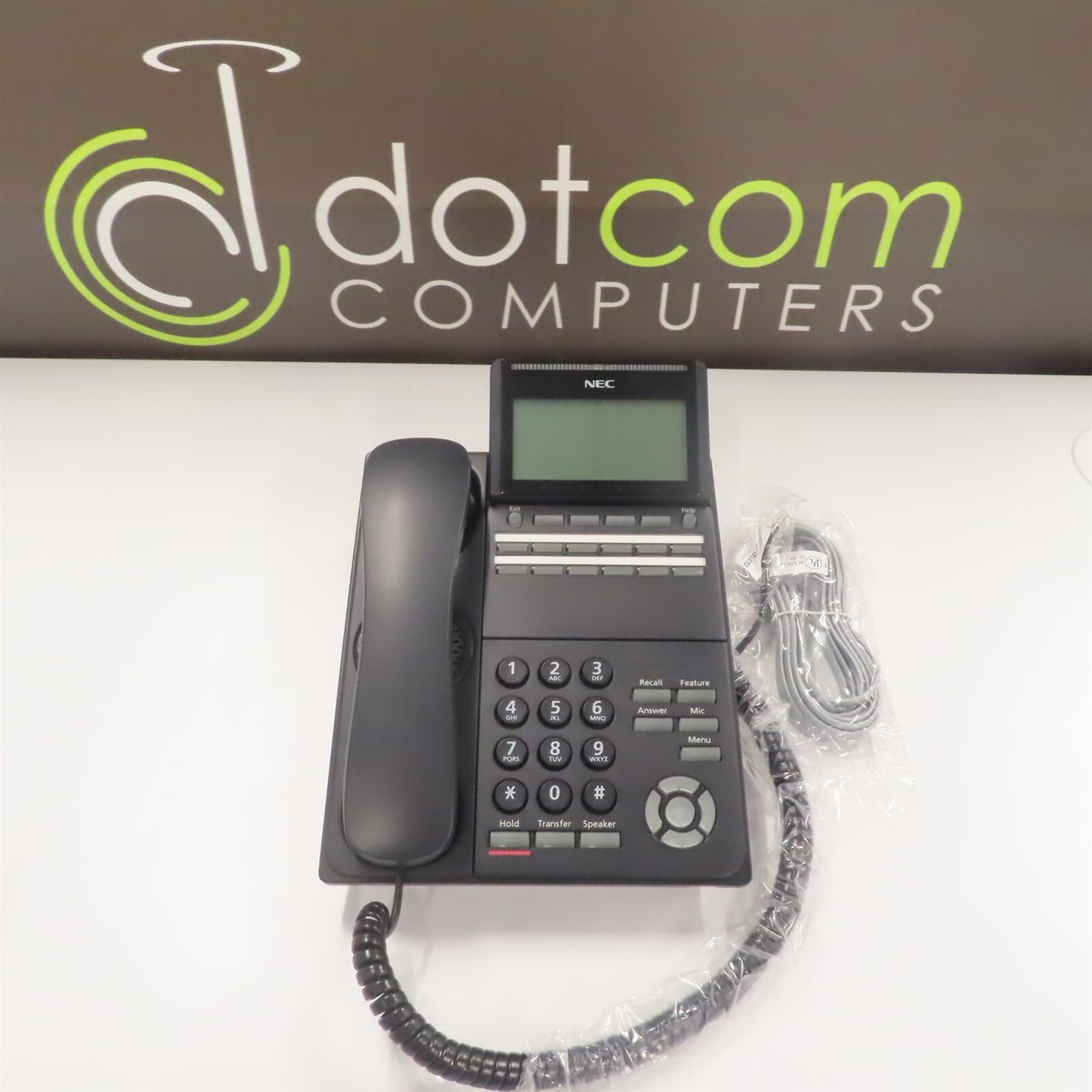 NEC (BE115109) ITY-6D-1(BK)TEL DT820 6-Button IP Terminal -Black, Part