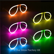 Glow Glasses Glowstick Spectacles / goggles - packs of 5 wholesale lot