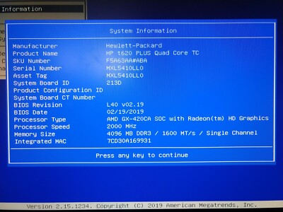 HP T620 Plus Proxmox - 4Core / 12GB RAM / 256GB SSD / 5xLAN (Gebraucht) In Mühlehorn Für CHF 79 - Foto 5