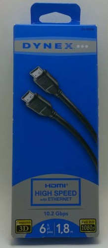 HDMI Cable for HDTV PS4 XBOX 1 Apple TV High Speed Full HD 1080p - 6 Foot - Picture 2 of 5