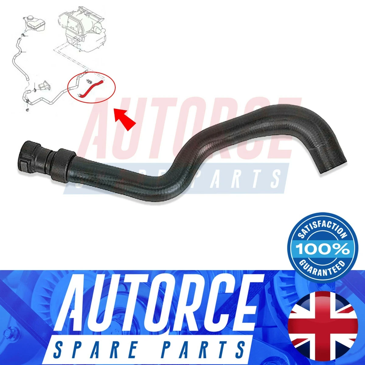 Heater Water Hose Pipe Fits Ford Fiesta Mk5 Fusion 1.25 1.4 1.6 Mazda 2  1547685 | eBay