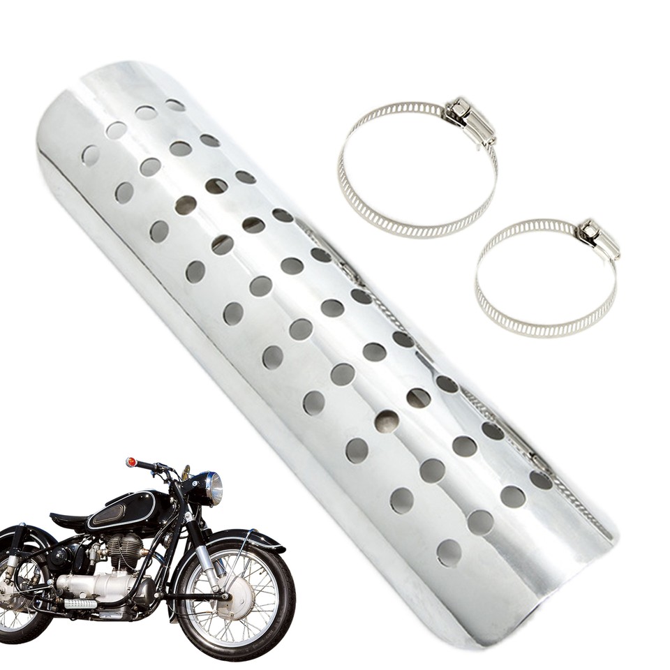 Motorcycle Exhaust Muffler Pipe Heat Shield Cover Heel Guard Protection
