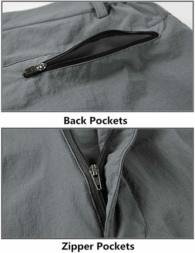 Pantalones Cortos de Carga Para Hombre Pantalones Cortos Tácticos de Senderismo Secado Rápido Informales Pantalones de Trabajo al Aire Libre - Imagen 23 de 48