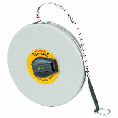 Freemans FT15 Fibreglass Top Line 15M Measuring Tape ( free shipping )