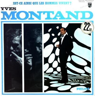 Yves Montand - Est-Ce Ainsi Que Les Hommes Vivent ? LP (VG+/VG+) '