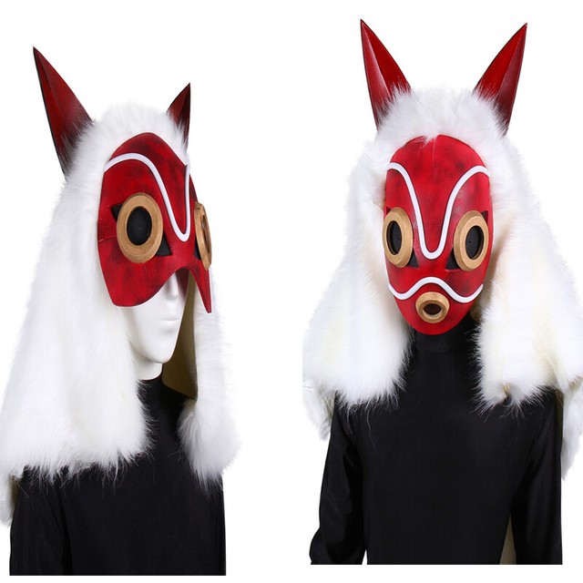 Popular Japanese Princess Mononoke Mask Cosplay Masks Cos Accessories