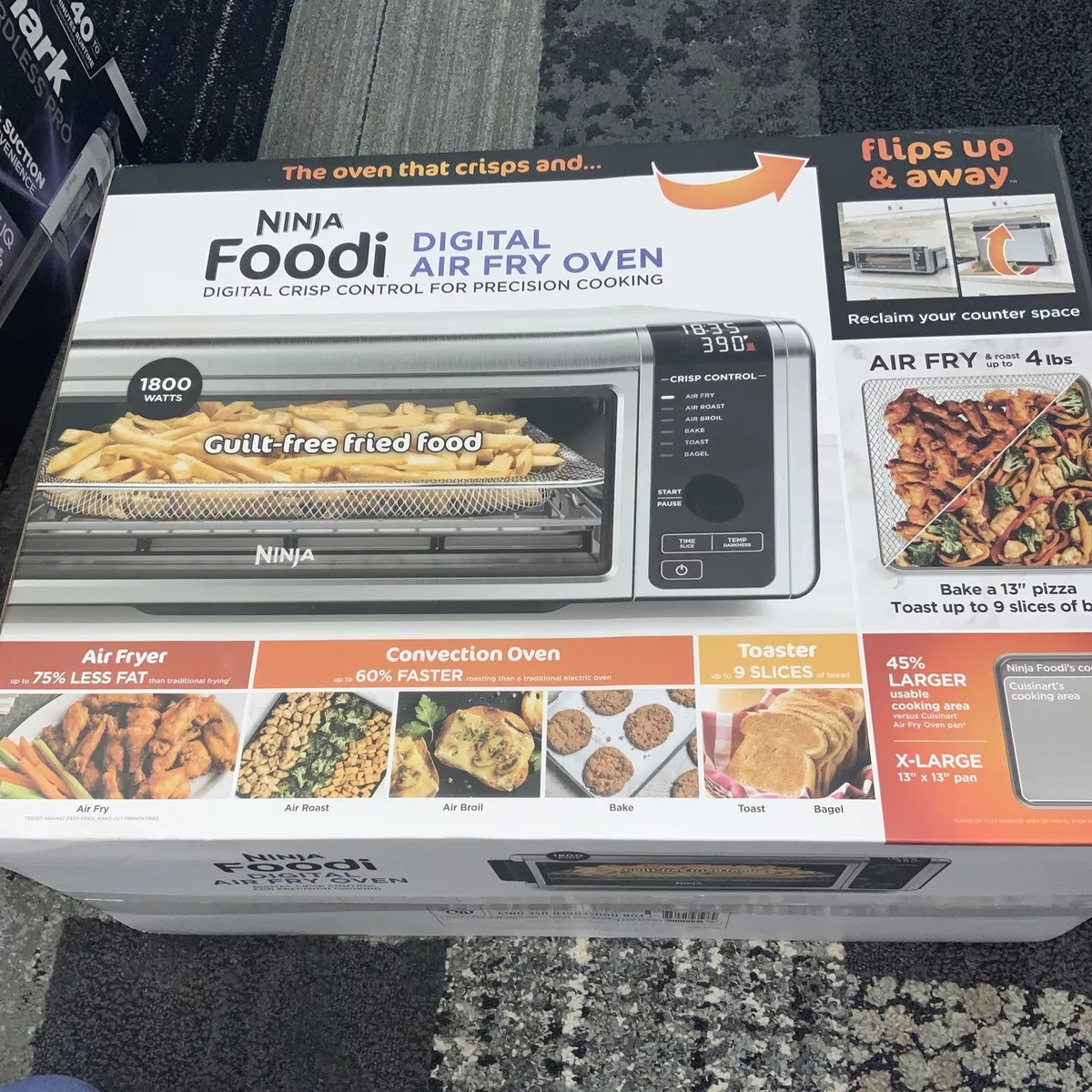 Restored Ninja Foodi 6-in-1 Digital Air Fry, Large Toaster Oven