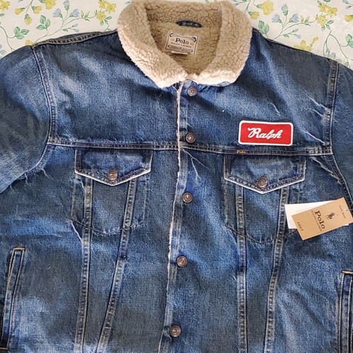 ralph lauren fleece lined denim jacket
