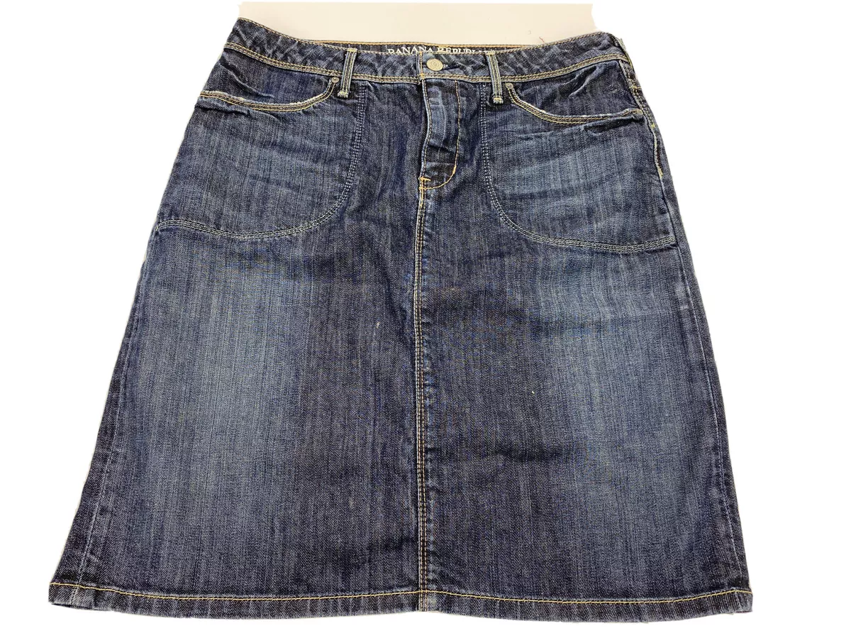 Jean skirt banana clearance republic