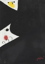 Joan Miro: Woman with 3 Hairs, Constellation Archival Quality Fine Art Print