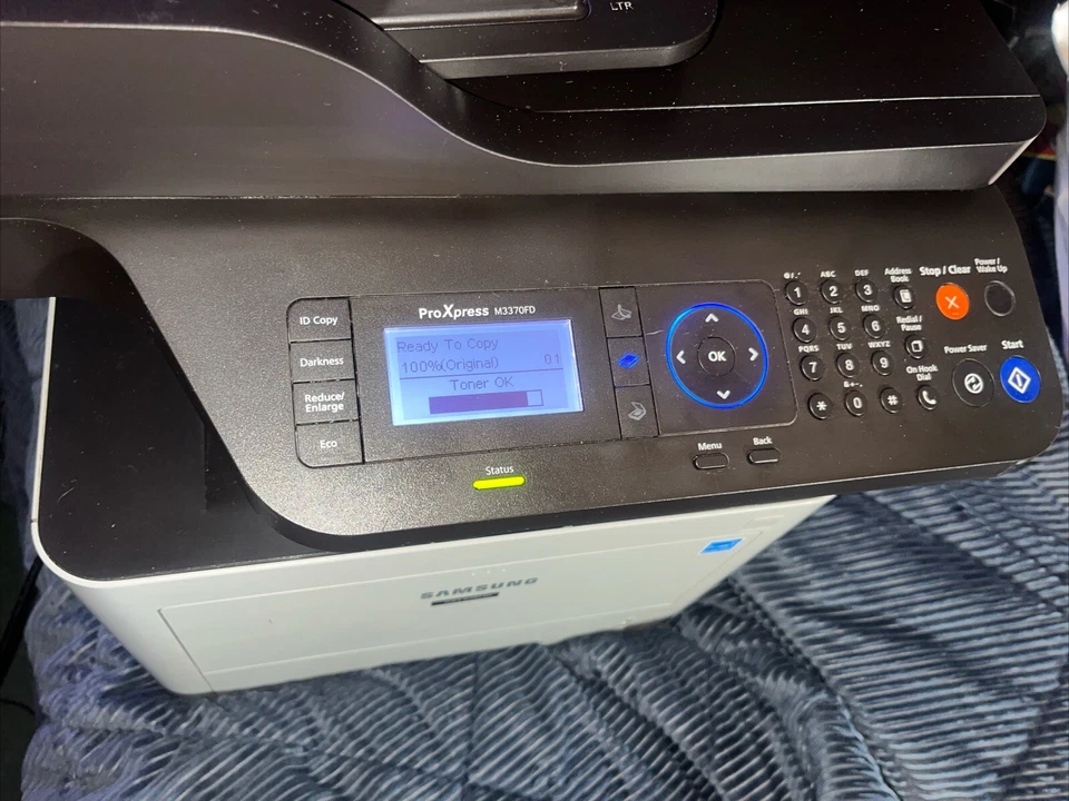 Samsung Pro Xpress M3370FD - Lightly Used; Only 1752 Page Count. No Manual. - Image 4 of 4