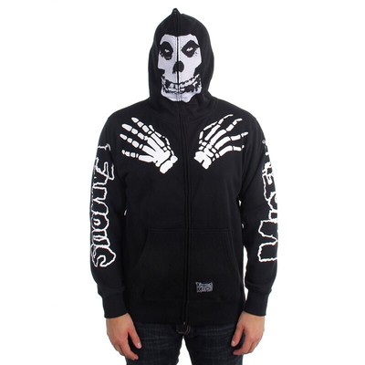 RARE Misfits Famous Stars Straps Jacket Hoodie New L Vintage Danzig Blink 182