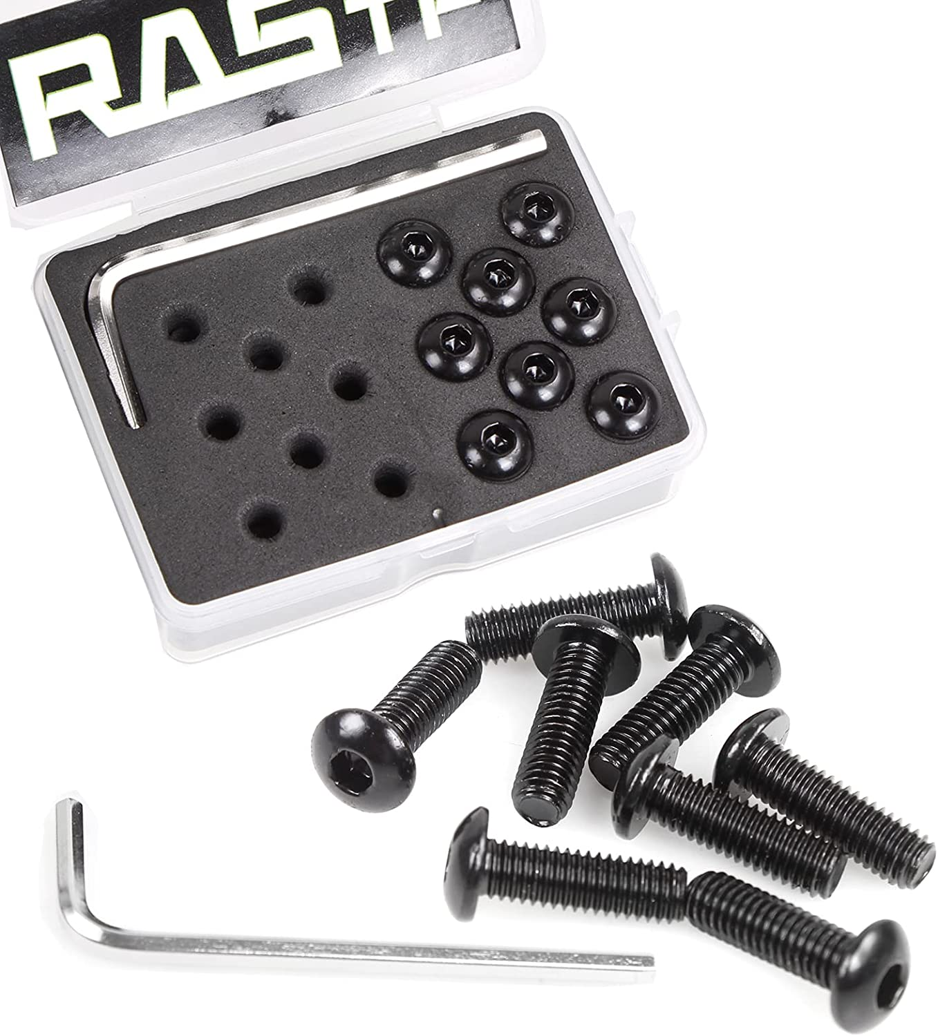 Steering Wheel Screw Kit,8Pcs (Black, Style2) eBay